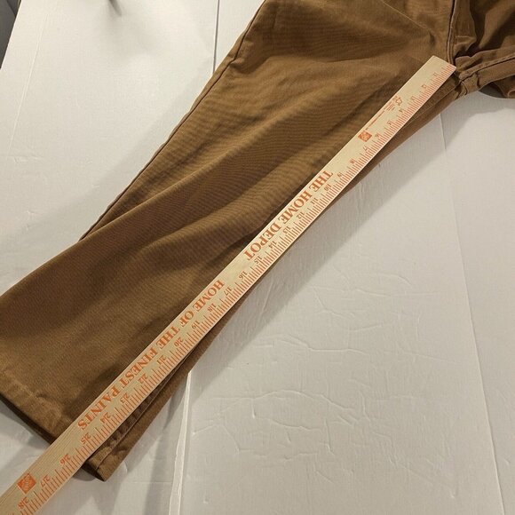 Men’s L.L. Bean Work Jeans Denim Pants Brown Tan Size 32x26  OPG74 Cotton Vtg - Picture 7 of 16